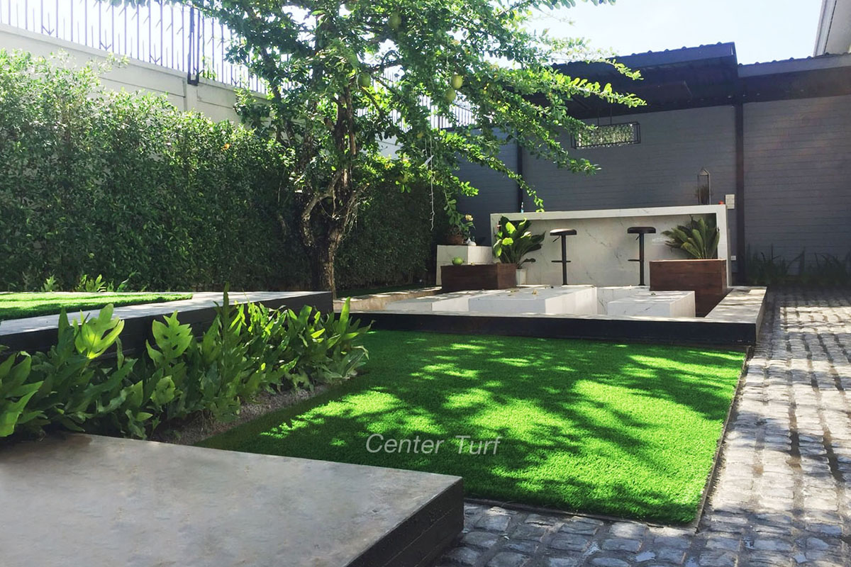 บ้านสวยต้องคู่กับหญ้าเทียมคุณภาพดีมีมาตรฐานสูง