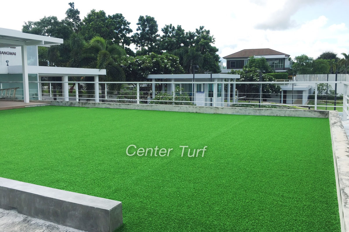 ลานอเนกประสงค์หญ้าเทียม โครงการแลนด์แอนด์เฮ้าส์สีวลี เลควิว
