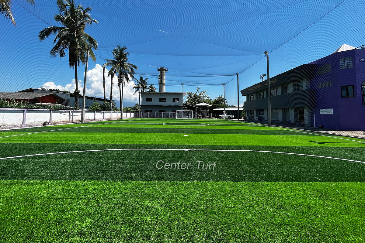 งานสนามฟุตบอลหญ้าเทียม เทศบาลตำบลป่าแดด จ.เชียงใหม่