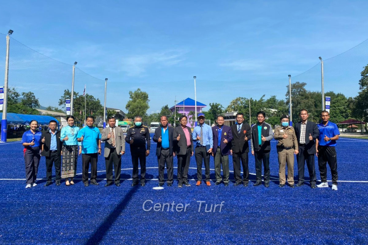 สนามฟุตบอลหญ้าเทียม King Power รร.ท่าลี่วิทยา จ.เลย