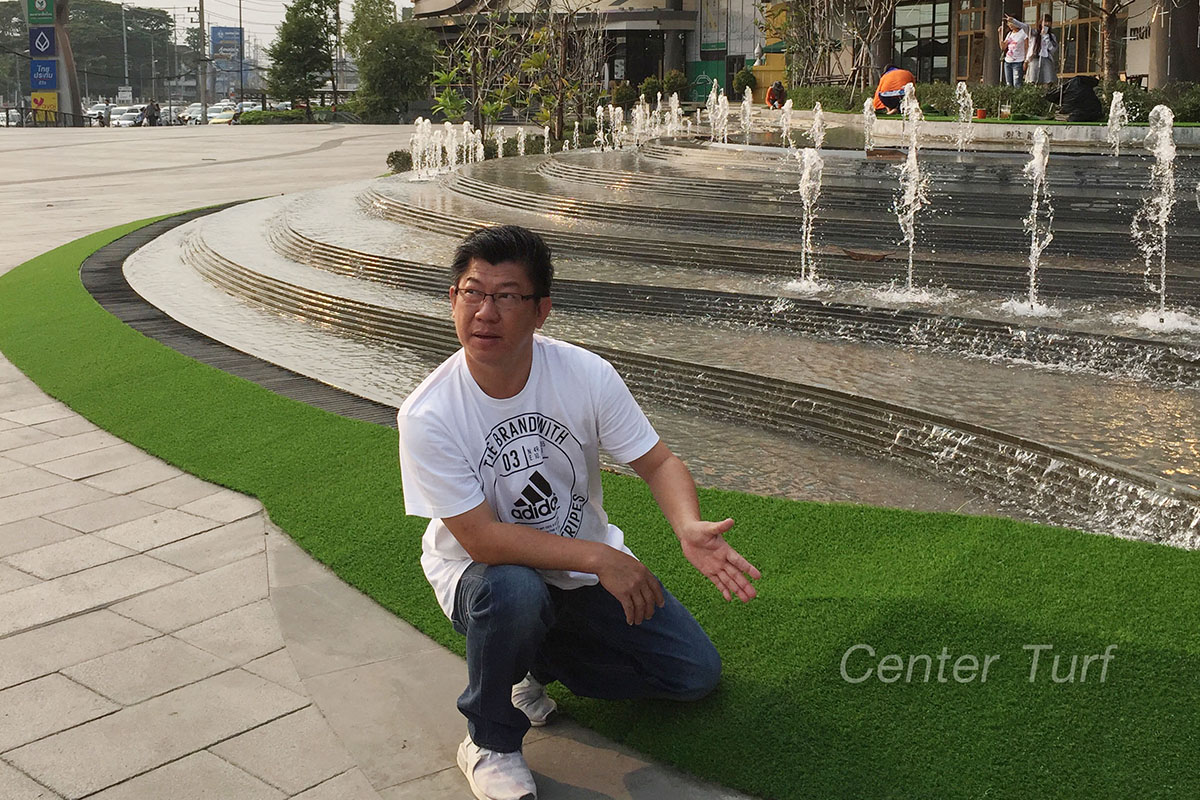 หญ้าเทียมสำหรับตกแต่งภูมิทัศน์