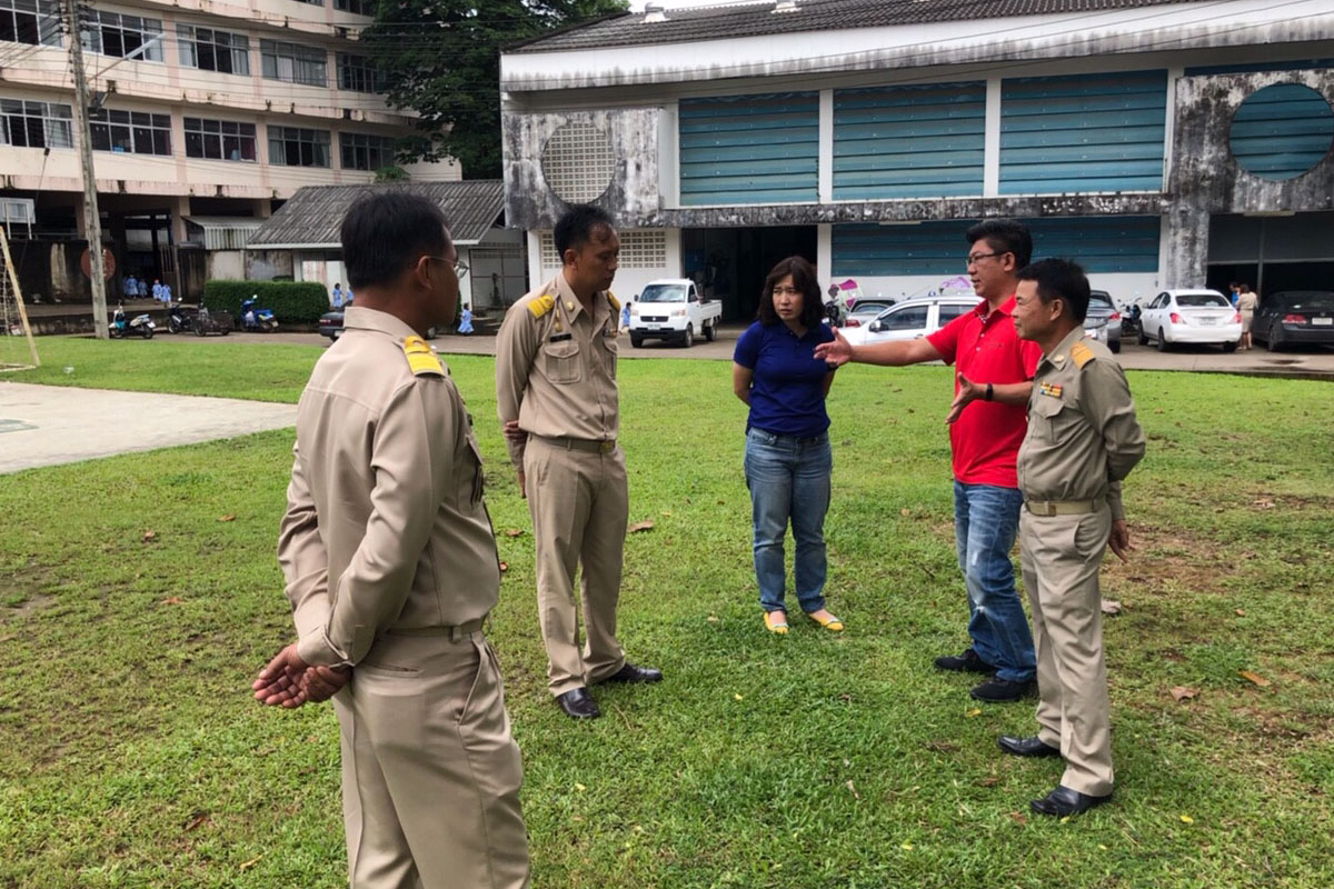 “ โครงการ 100 สนามฟุตบอล สร้างพลังเยาวชนไทย ” เทศบาลตำบลแม่สาย จ.เชียงราย