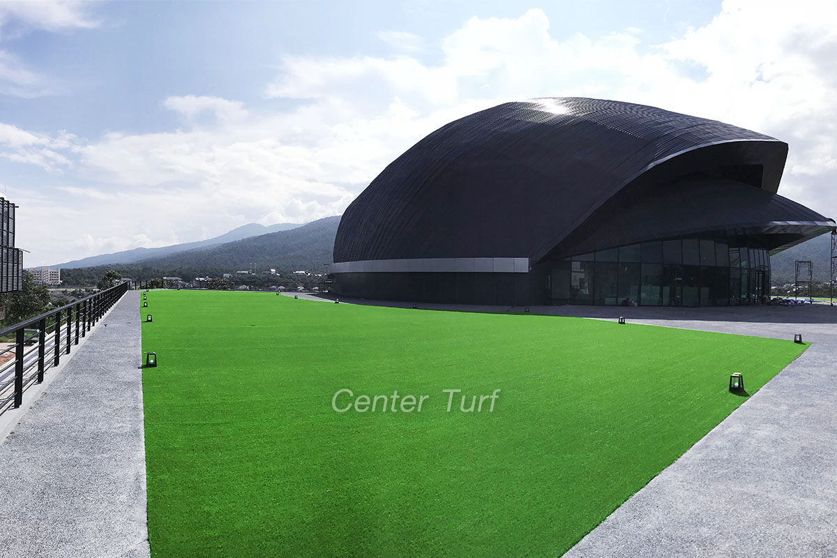 ติดตั้งหญ้าเทียมอุทยานดาราศาสตร์สิรินธร สถาบันวิจัยดาราศาสตร์แห่งชาติ