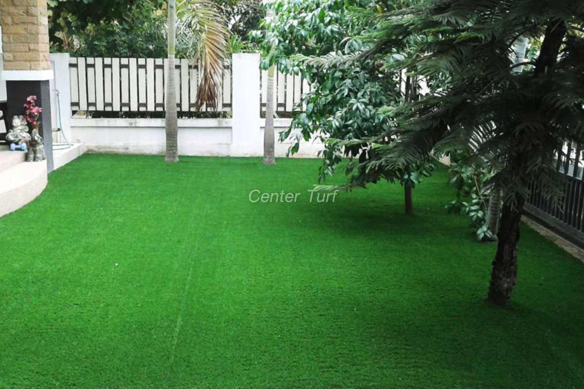 จัดสวนหญ้าเทียมบ้านลูกค้า แม่ริม เชียงใหม่