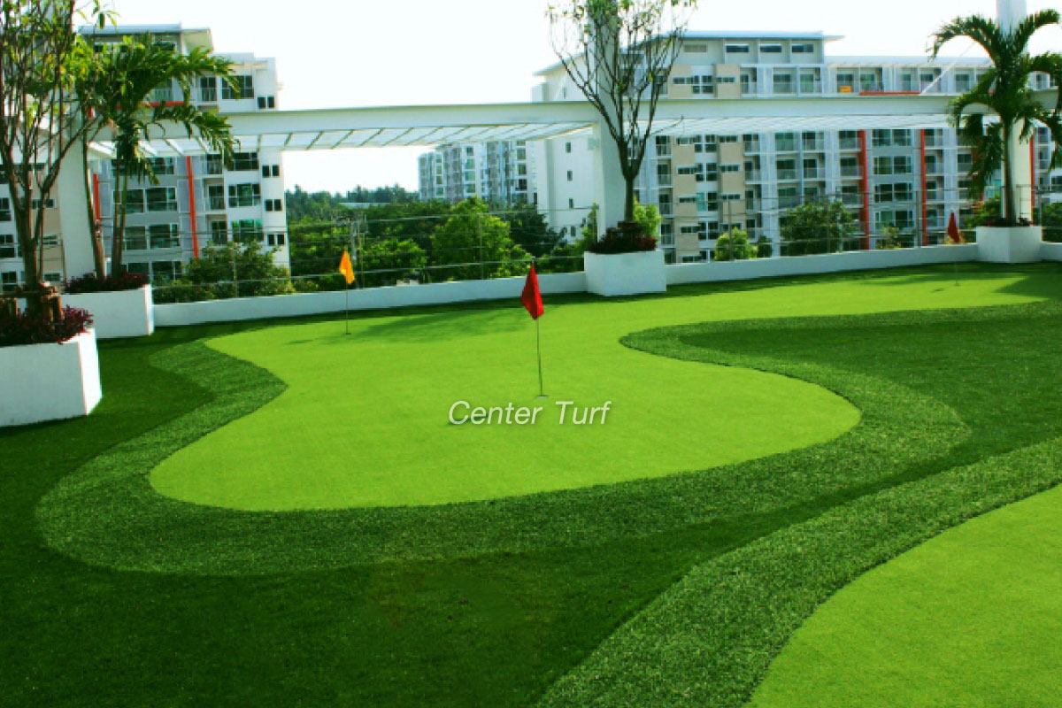 หญ้าเทียมสนามกอล์ฟ