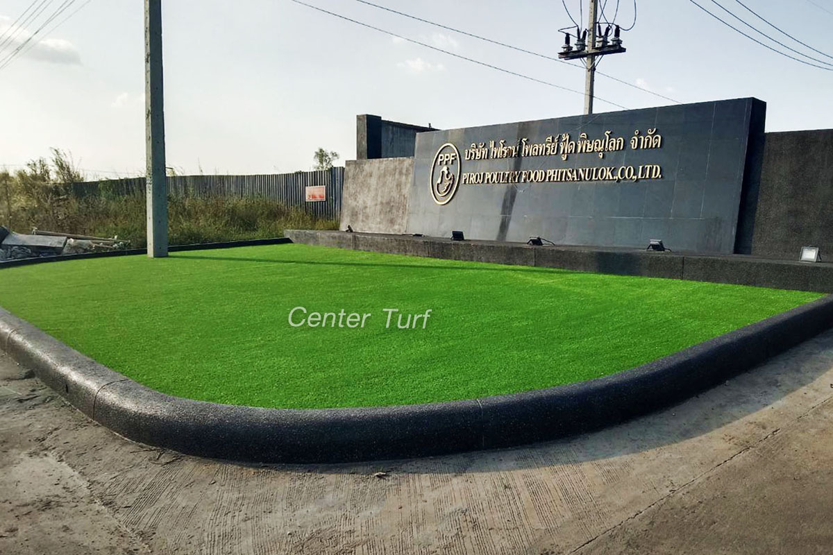 เลือกใช้หญ้าเทียมในการตกแต่งแทนการจัดสวนหญ้าจริง  ประหยัดทั้งงบและเวลาในการดูแลรักษา