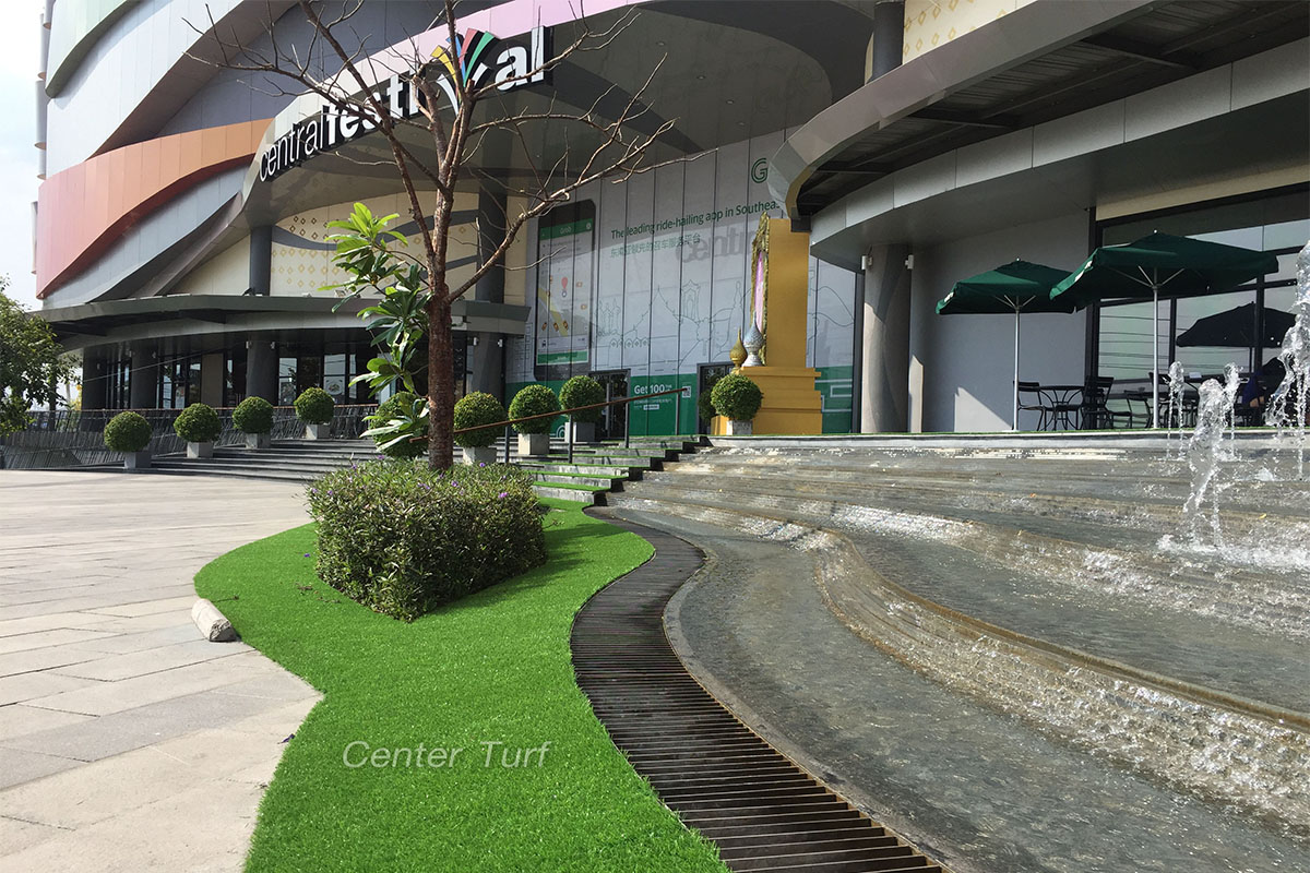 หญ้าเทียมสำหรับตกแต่งภูมิทัศน์