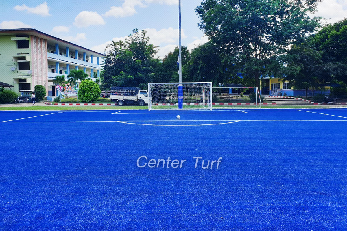 สนามฟุตบอลหญ้าเทียม King Power โรงเรียนวัดมังคลาราม นครศรีธรรมราช