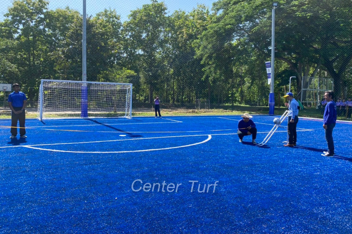 สนามฟุตบอลหญ้าเทียม King Power รร.ท่าลี่วิทยา จ.เลย