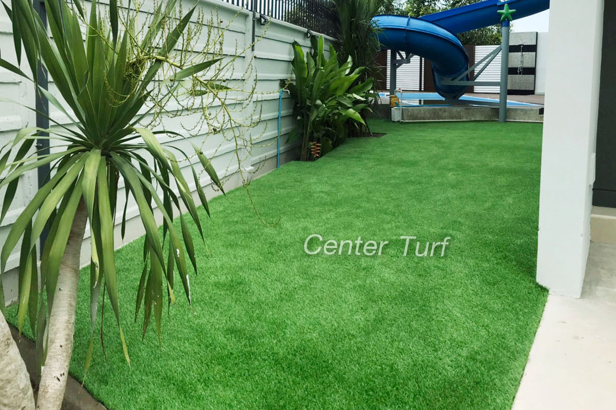 ติดตั้งหญ้าเทียมบ้านลูกค้า โครงการ Ornsirin Ville Donchan