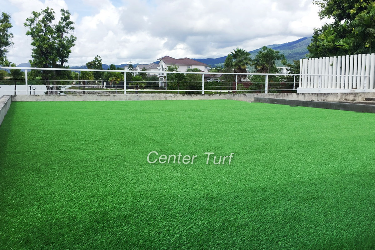 ลานอเนกประสงค์หญ้าเทียม โครงการแลนด์แอนด์เฮ้าส์สีวลี เลควิว