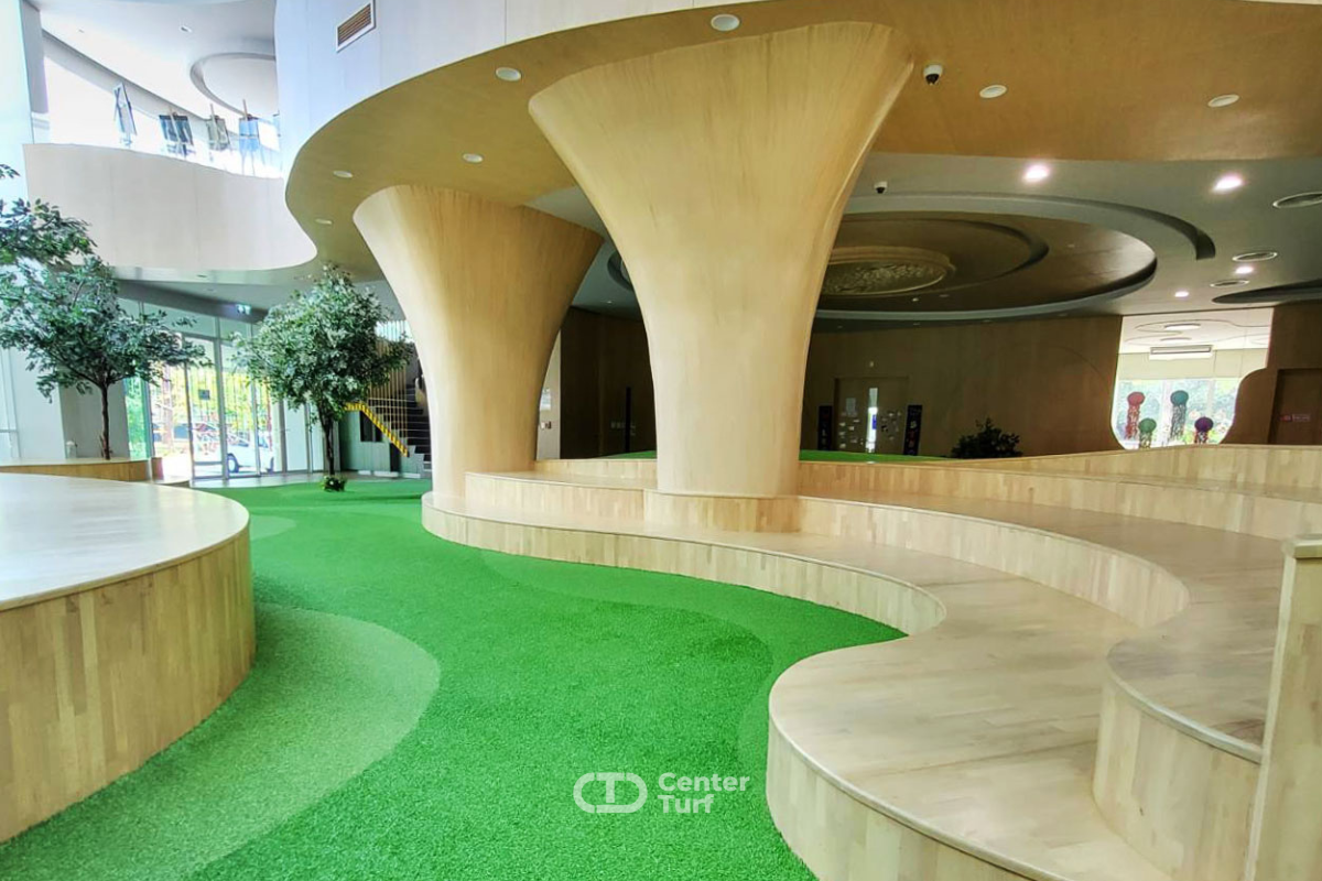 ดีไซน์ล้ำช่วยทำให้พื้นที่สวยและโดดเด่น ที่ได้รับมากกว่าความสนุกคือการได้เสริมสร้างจินตนาการ