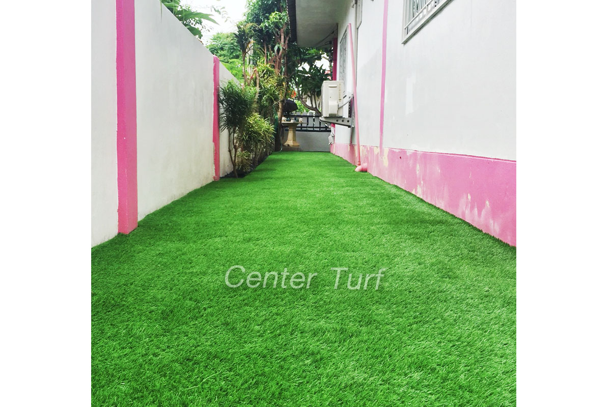 งานจัดสวนหญ้าเทียม บ้านพักส่วนตัว @เชียงใหม่