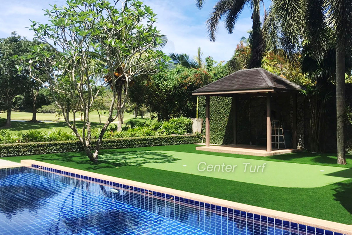 พัตติ้งกรีนหญ้าเทียม @หมู่บ้าน Phuket Country Club