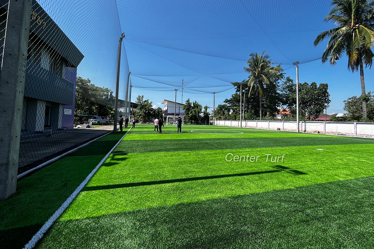 งานสนามฟุตบอลหญ้าเทียม เทศบาลตำบลป่าแดด จ.เชียงใหม่