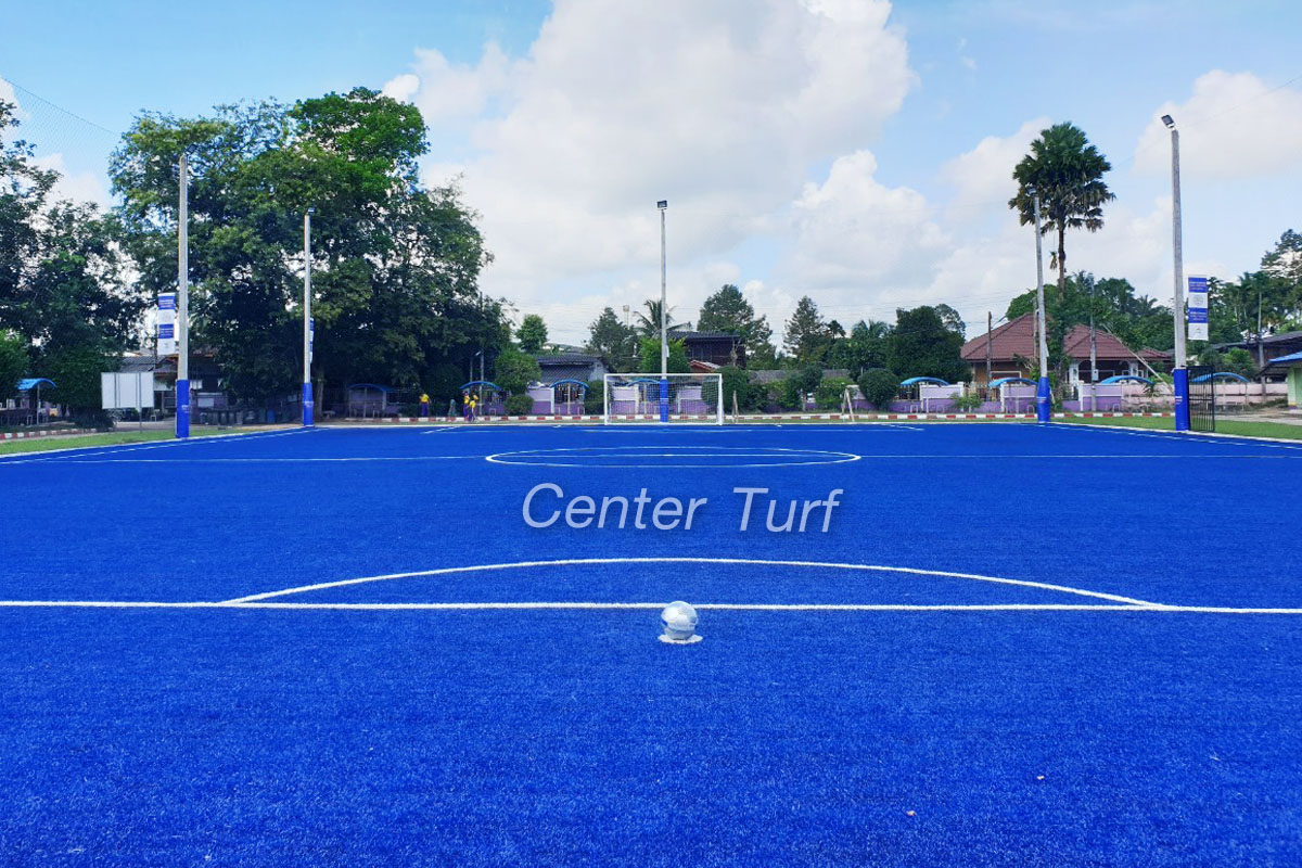 สนามฟุตบอลหญ้าเทียม King Power โรงเรียนวัดมังคลาราม จ.นครศรีธรรมราช