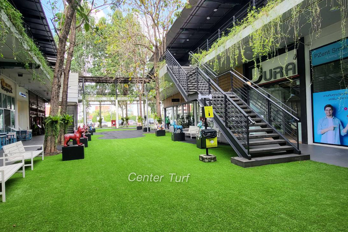 ติดตั้งหญ้าเทียมสำหรับสัตว์เลี้ยง Pet Park @CDC