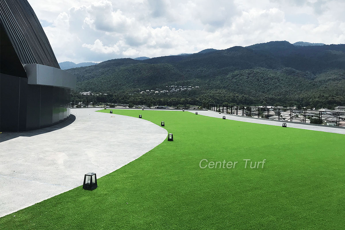 ติดตั้งหญ้าเทียมอุทยานดาราศาสตร์สิรินธร สถาบันวิจัยดาราศาสตร์แห่งชาติ