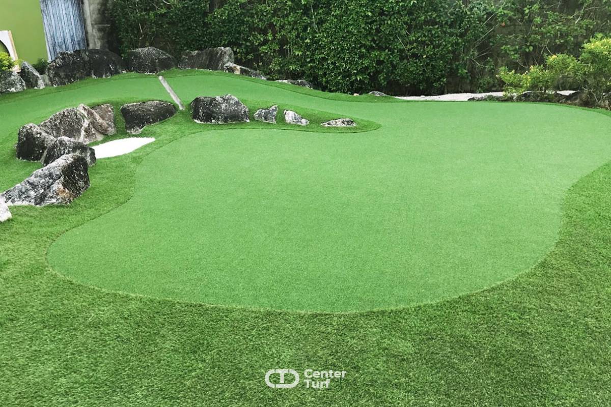 Putting Green ต้องมาพร้อมความละเอียดและความสวยงามเราจึงต้องใส่ใจในทุกๆตารางเมตร