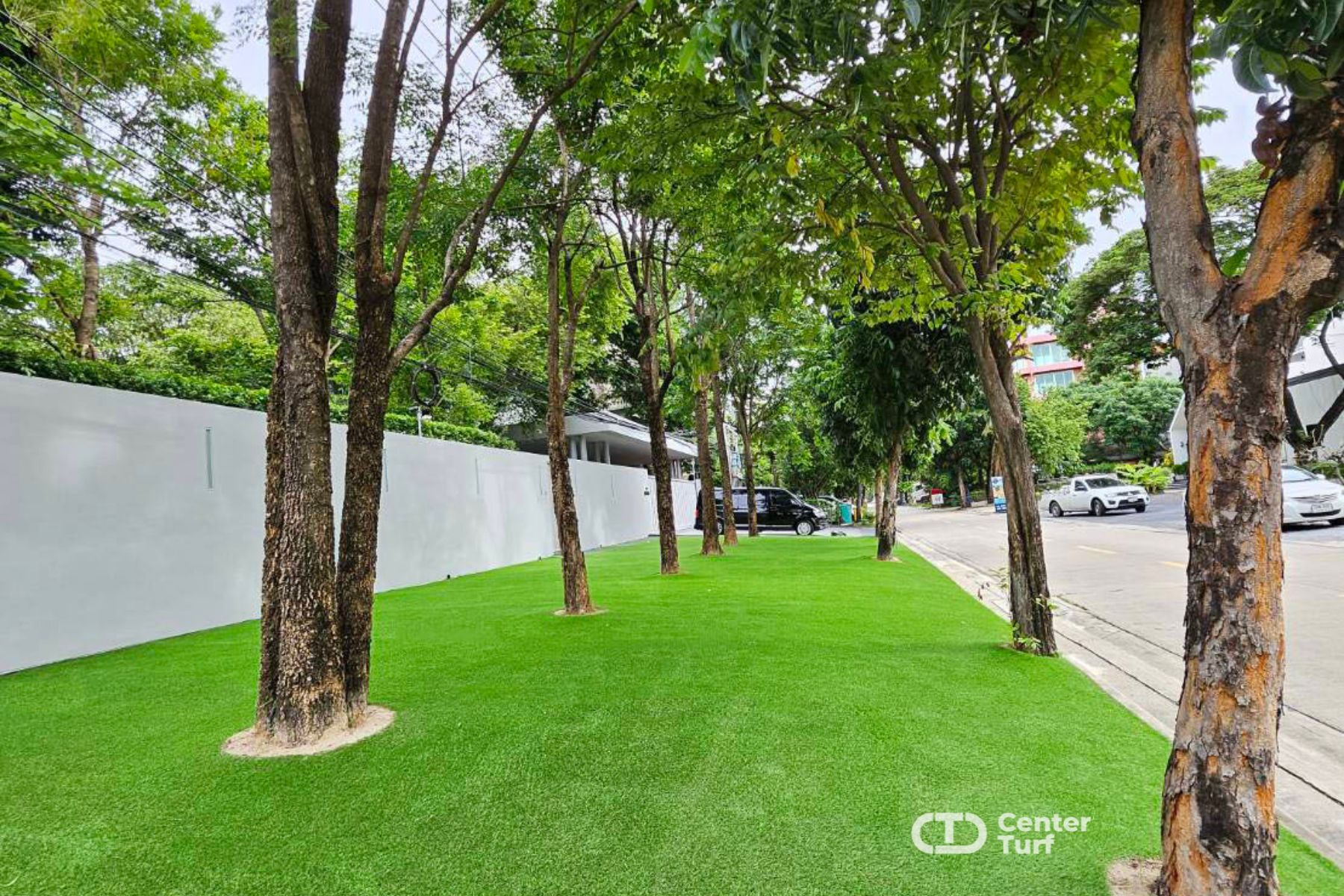 ตัดปัญหาหญ้ารกกวนใจแถมยังช่วยประหยัดเวลาในการดูแลรักษา  สวยได้ในทุกฤดู 