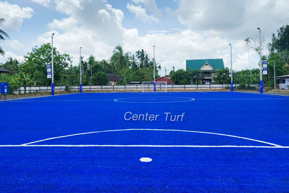 สนามฟุตบอลหญ้าเทียม King Power รร.อนุบาลป่าพะยอม จ.พัทลุง