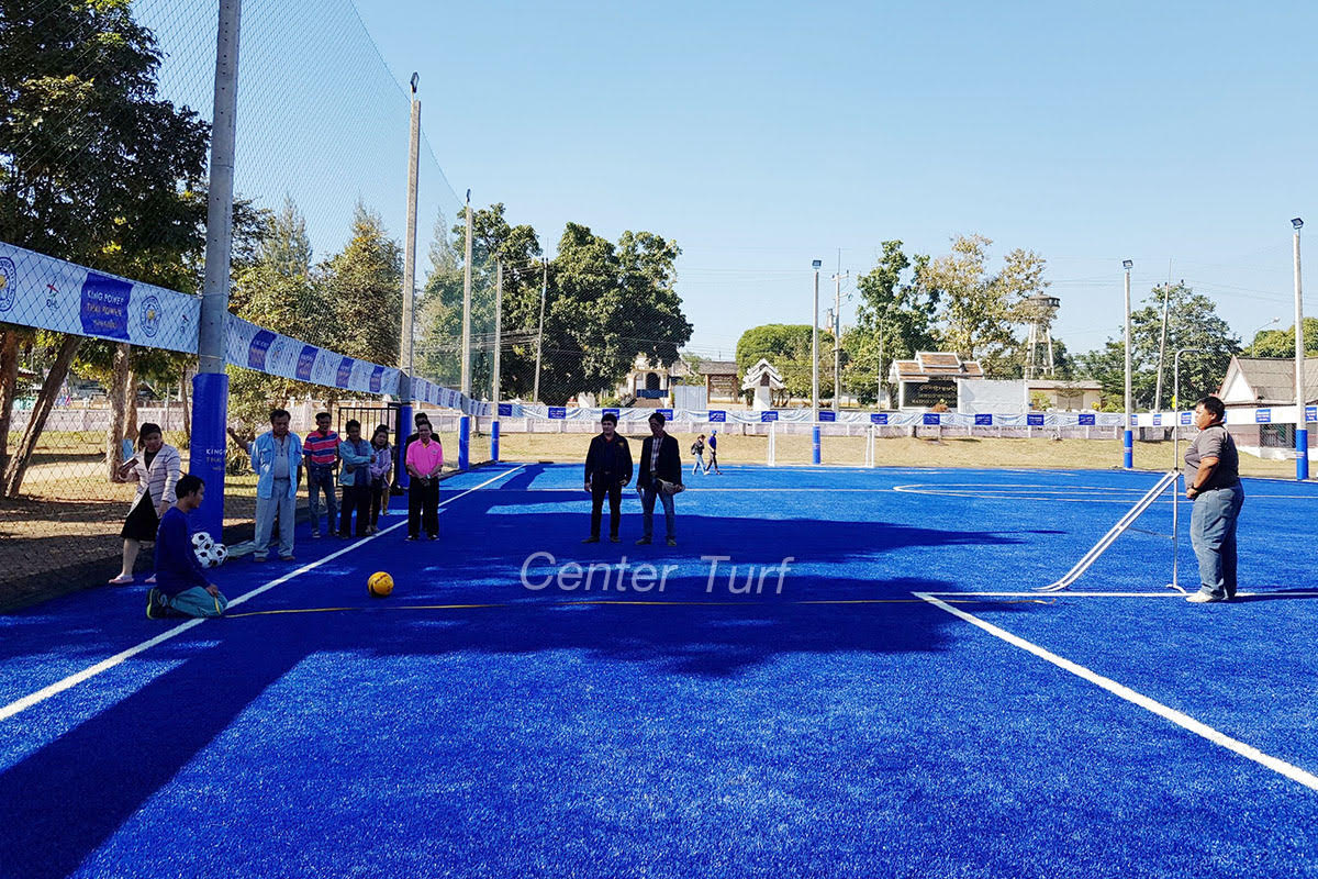 สนามฟุตบอลหญ้าเทียม โรงเรียนบ้านจอมปิง อ.เกาะคา จ.ลำปาง