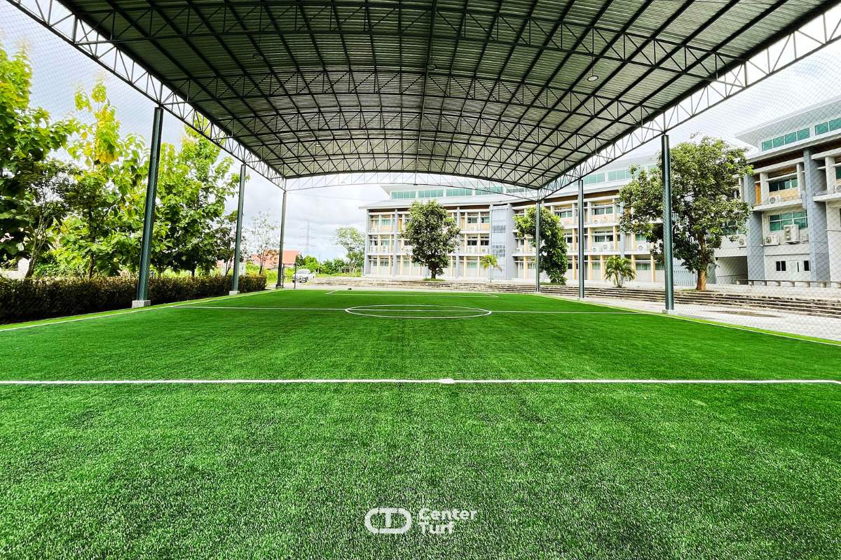 งานติดตั้งสนามฟุตบอลหญ้าเทียมในร่มจุดเริ่มต้นของการเฟ้นหาศักยภาพและความสามารถ