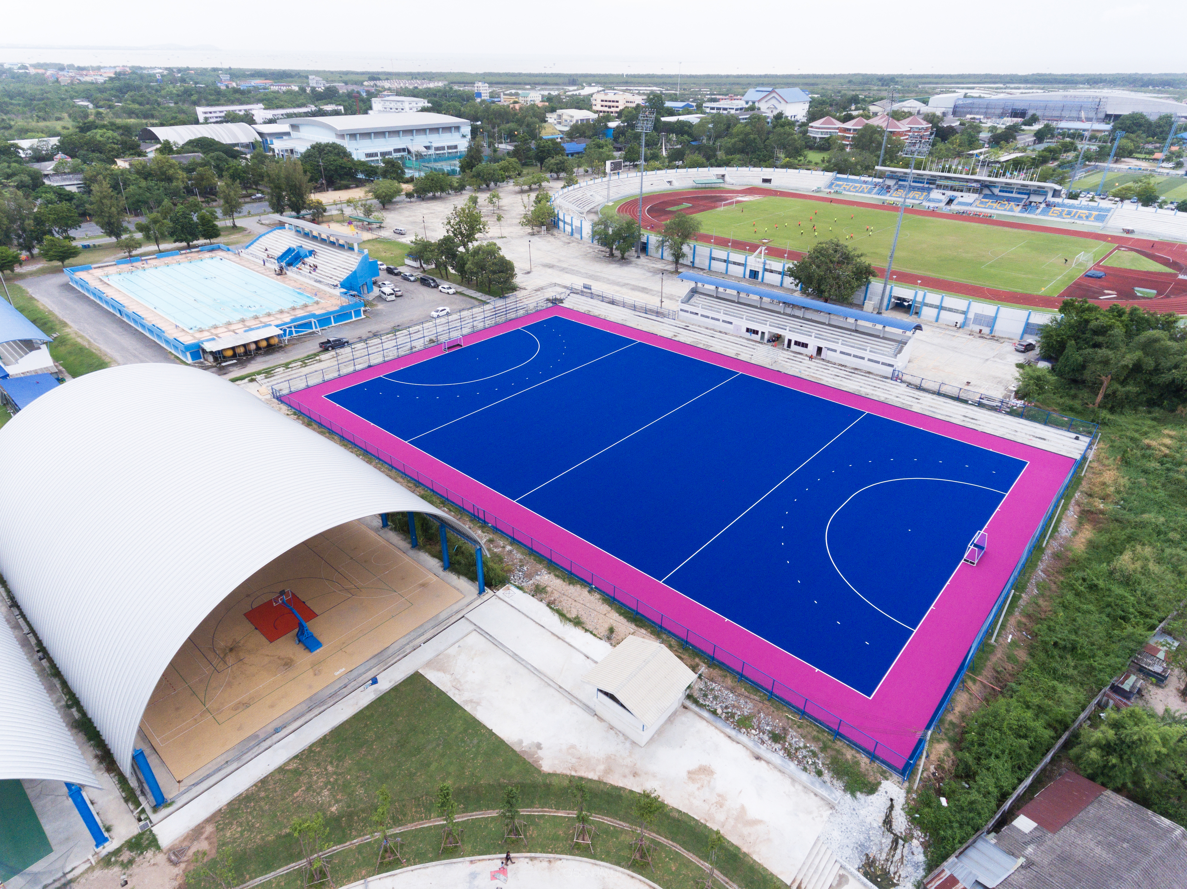 หญ้าเทียมสนามฮอกกี้