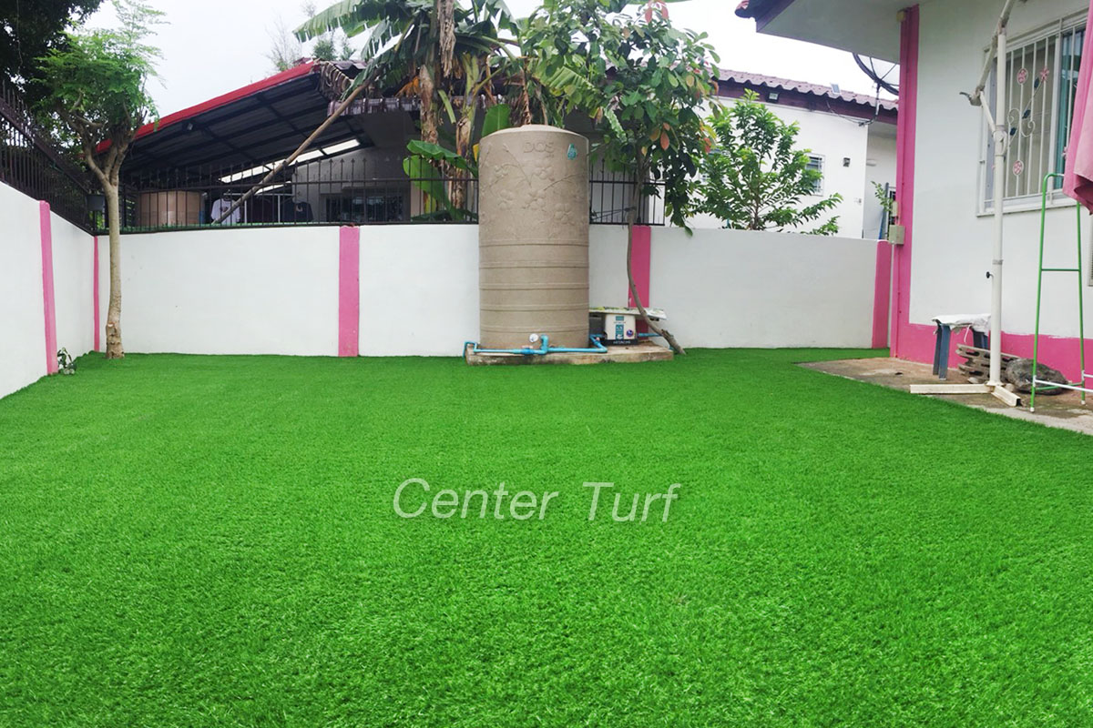 งานจัดสวนหญ้าเทียม บ้านพักส่วนตัว @เชียงใหม่