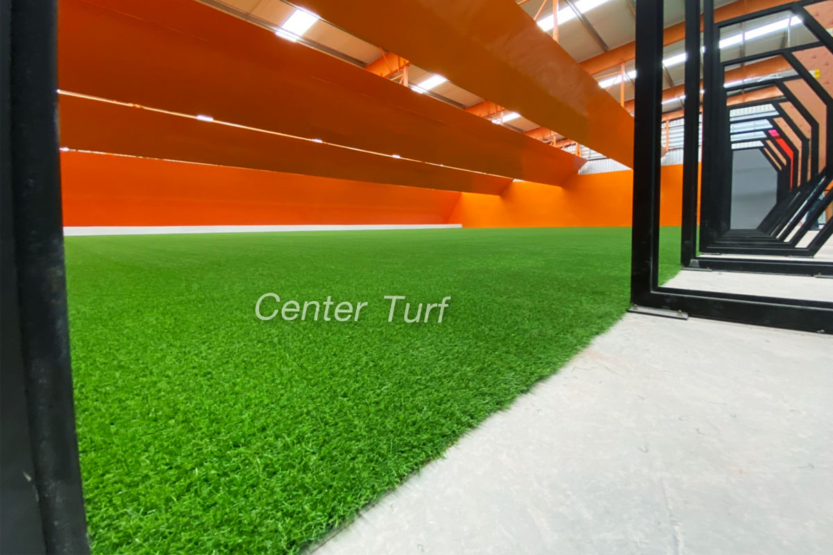 ติดตั้งหญ้าเทียมสนามยิงปืน @โกดังไอยรา