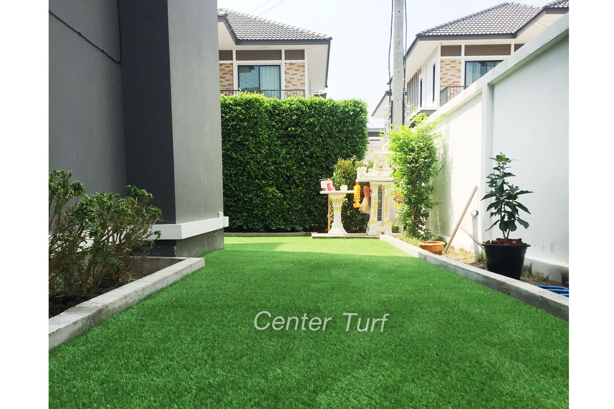หญ้าเทียมจัดสวนหน้าบ้าน