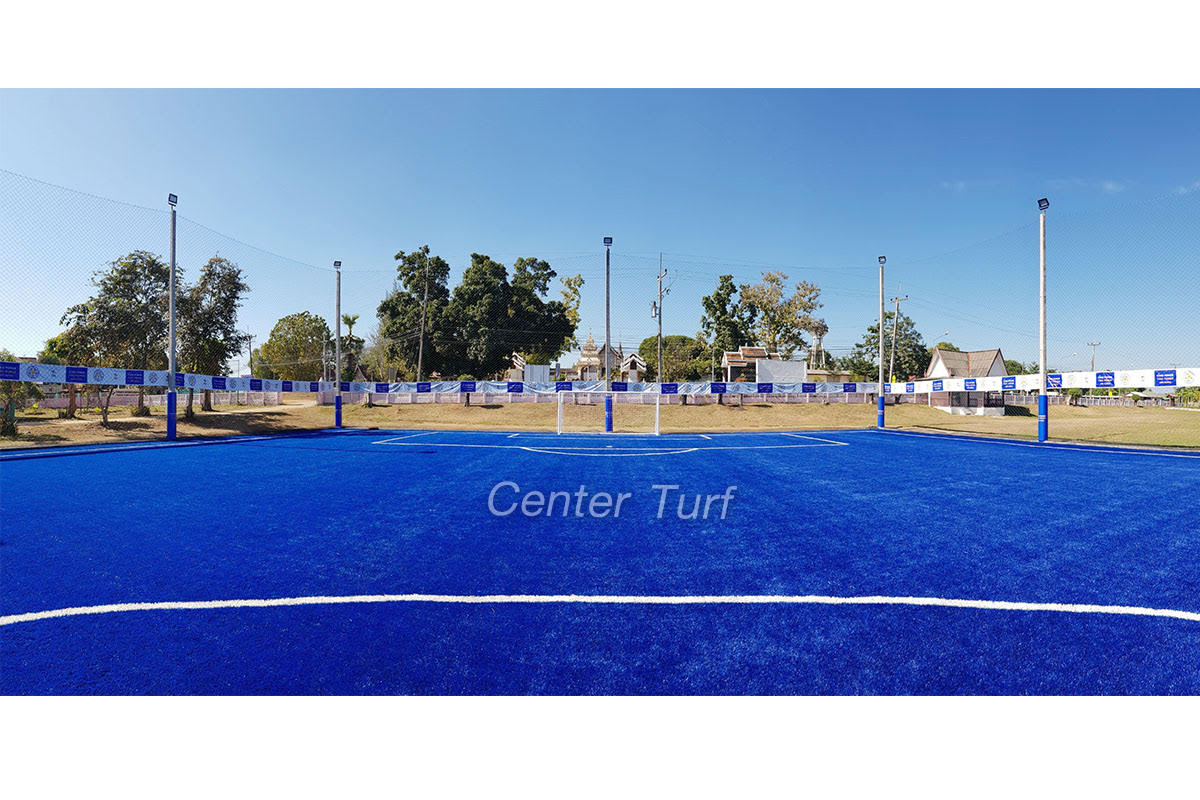 สนามฟุตบอลหญ้าเทียม โรงเรียนบ้านจอมปิง อ.เกาะคา จ.ลำปาง