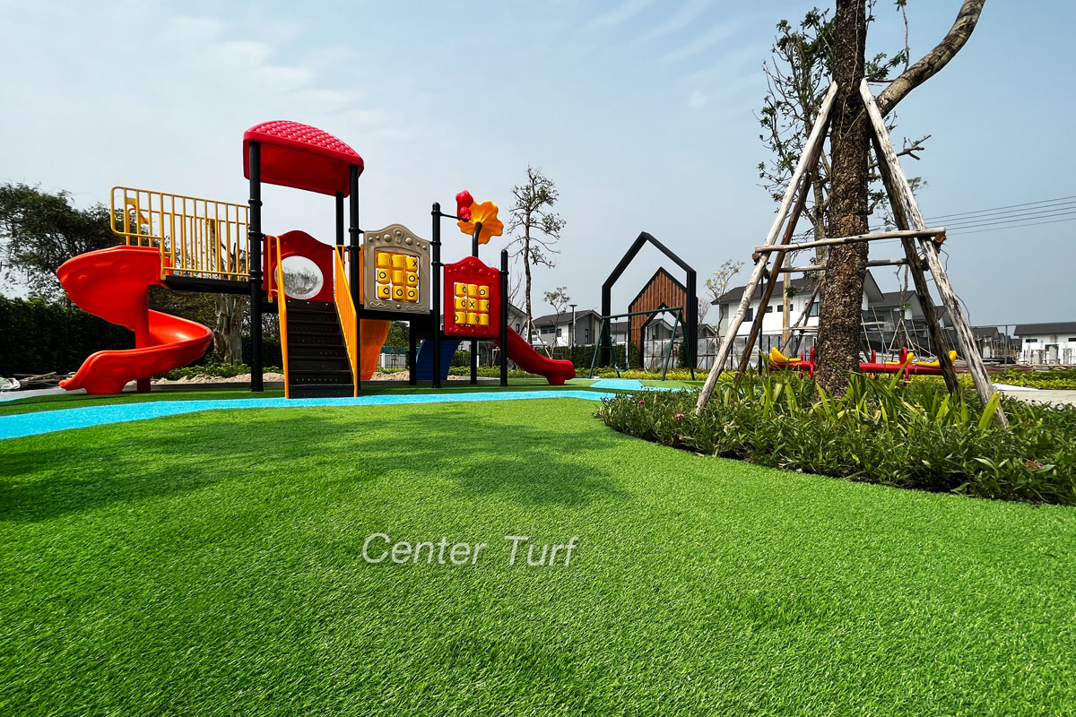 สร้าง texture ด้วยสีสันของหญ้าเทียมให้ดูโดดเด่น น่าใช้งาน