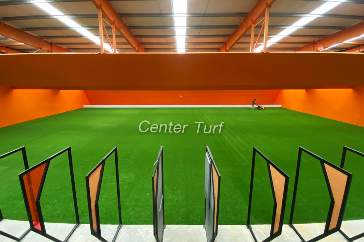 ติดตั้งหญ้าเทียมสนามยิงปืน @โกดังไอยรา